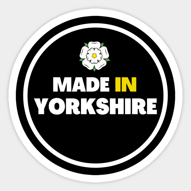 Made in Yorkshire Sticker by Room Thirty Four